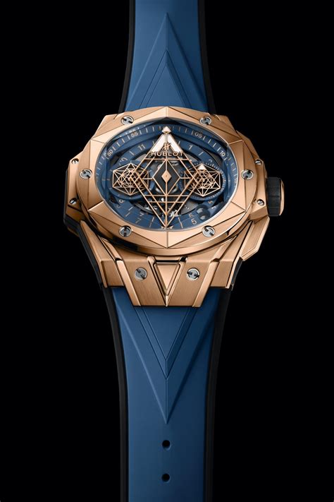 hublot big bang sang bleu watches|hublot sang bleu limited edition.